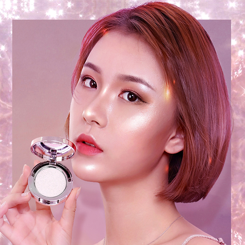 HEXZE Highlighter Powder Translucent Makeup Shimmer Baking Powder Skin Brighten Highlight Face Contour Bronzer Cosmetics