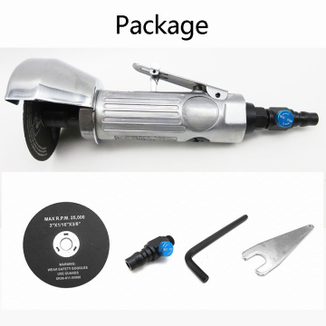 3 Inch Pneumatic Angle Grinder with Disc Polished Piece and PVC Handle for Machine Polished Cutting Operation Cutting machine