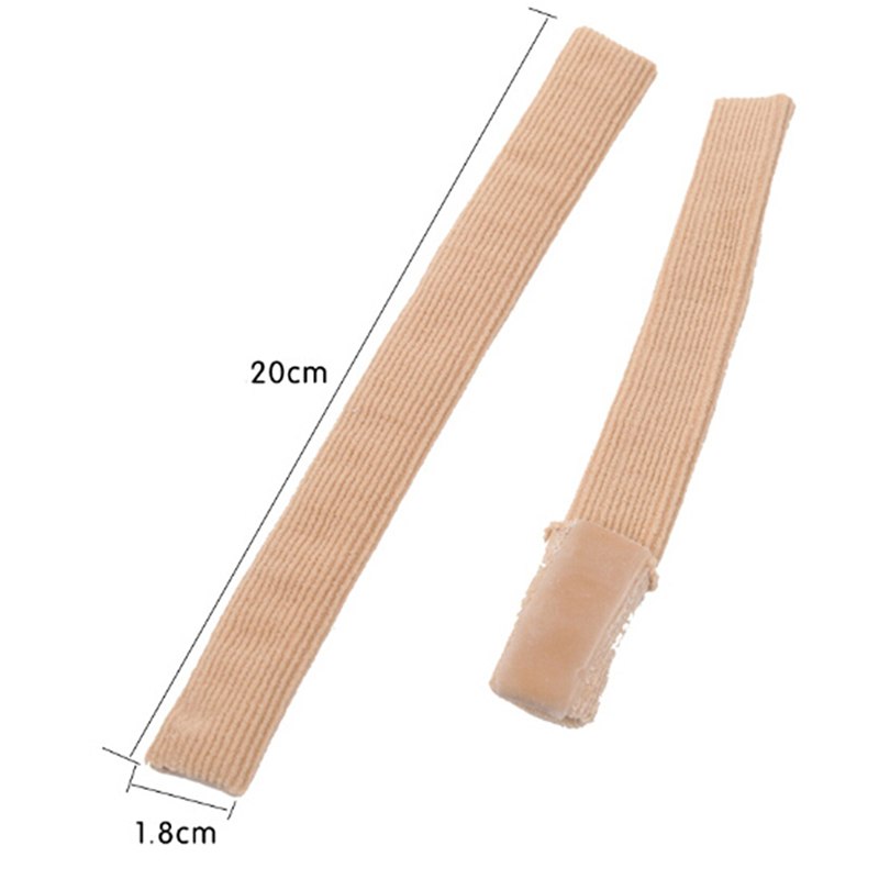 20CM Fabric Gel Tube Finger&Toes Bandage Pain Relief Maintain Cushion Corns Hallux Valgu Blisters Calluse Pads Insoles