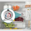 Stainless Steel Refrigerator Freezer Thermometer Fridge Refrigeration Temperature Gauge Home Use Household Merchandises Kitchen