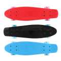 22 Inches Four-wheel Mini Longboard Pastel Color Skate Board skateboard with LED Flashing Wheels Retro Skateboard