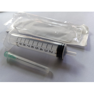 10ml disposable syringe with needle for injection