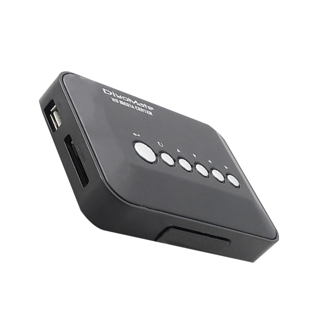 Multimedia Player Mini HD 720P HDD Media Player TV Box AV Output MKV RM SD USB SDHC MMC HDD EU/US/UK/AU Plug