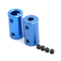 Bore 5mm 8mm 3D Printers Parts Blue Flexible Shaft Coupler Screw Part For Stepper Motor Accessories 1pc Aluminum Alloy Coupling