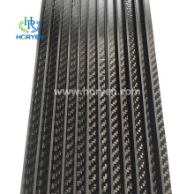 Corrosion resistant glossy matte carbon fiber L profile