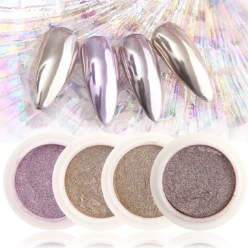 Nail Art Glitter Manicure Titanium Powder Mirror Powder Super Optical Metal Pure Color Electroplating Dust Decorations TSLM2