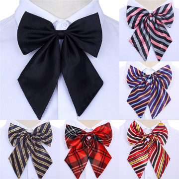 Women Bowties Vintage Striped Bow Ties Silk Tie Bow Tie Butterfly Gravata Borboleta Cravat Wedding Neck