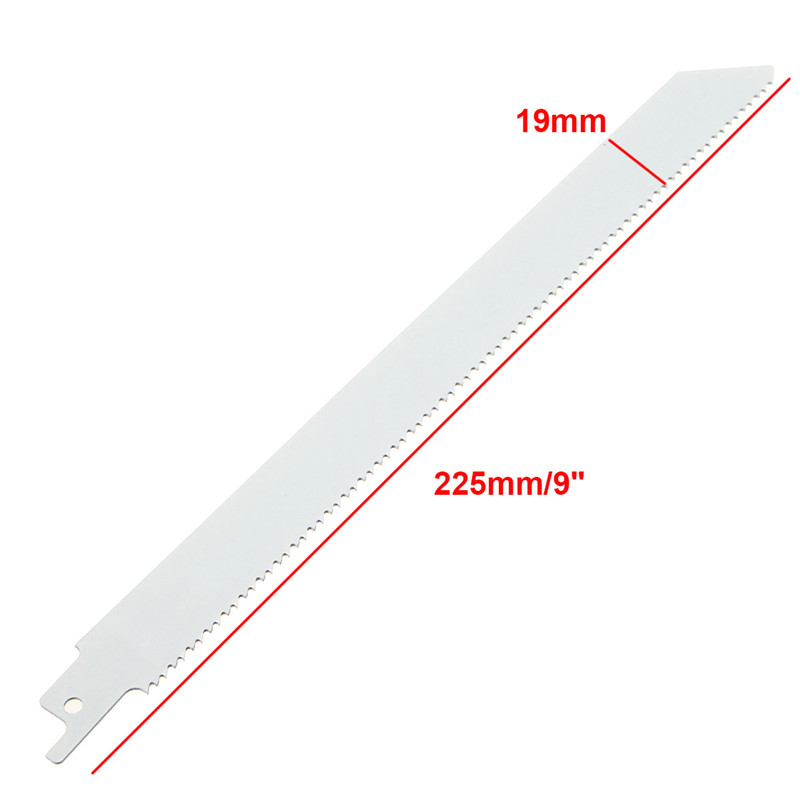 1Pc 225mm Saw Blades Set Bi-metal Woodworking Wood Fibreboard Metal Cutting Reciprocating Saw Blades Power Tools Accessories