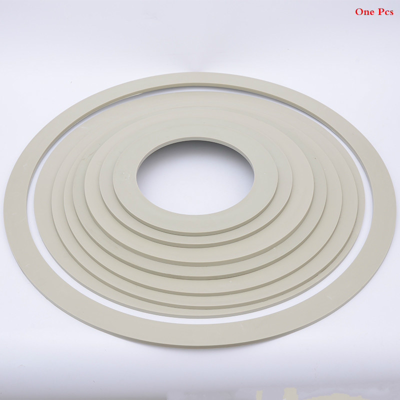 High quality 110-400mm diam PP flange gasket plastic flange air duct o-ring flat sealing spacer strengthen PP sealing ring