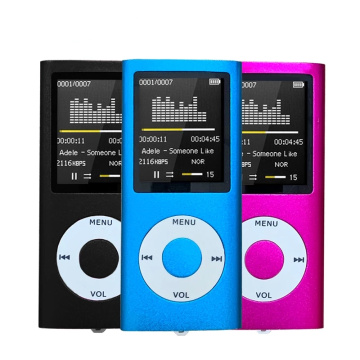 MP4 Player FM Portable Radio Game Console Txt E-book Ultrathin MP3 Player Music Player Audio Voice Recorder Gift For Kid MP4