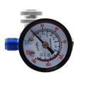 Adjustable Spray Paint Gun Auto Paint Air Pressure Regulator Pressure Gauge Pneumatic Tool Accessory