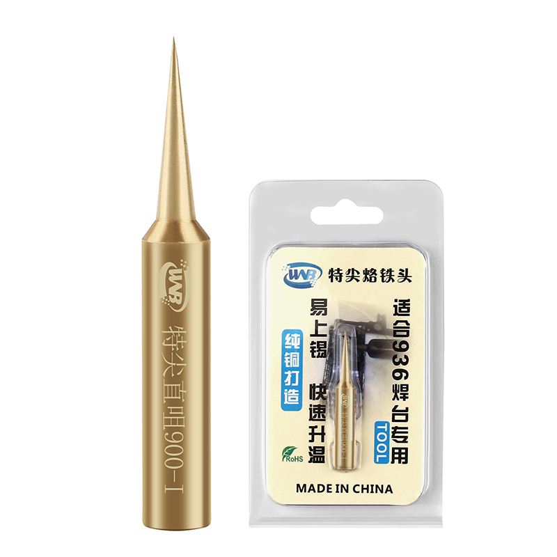 900M-T Soldering Iron Tip Oxygen-free Copper Solder Tips Welding Head For 936 Rework Soldering Station BGA Tool Kits