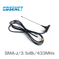 4Pcs SMA Male 433MHz Wifi uhf Antenna TX433-XP-100 3.5dBi High Gain Magnet Base 433M Sucker Antennas for Communications