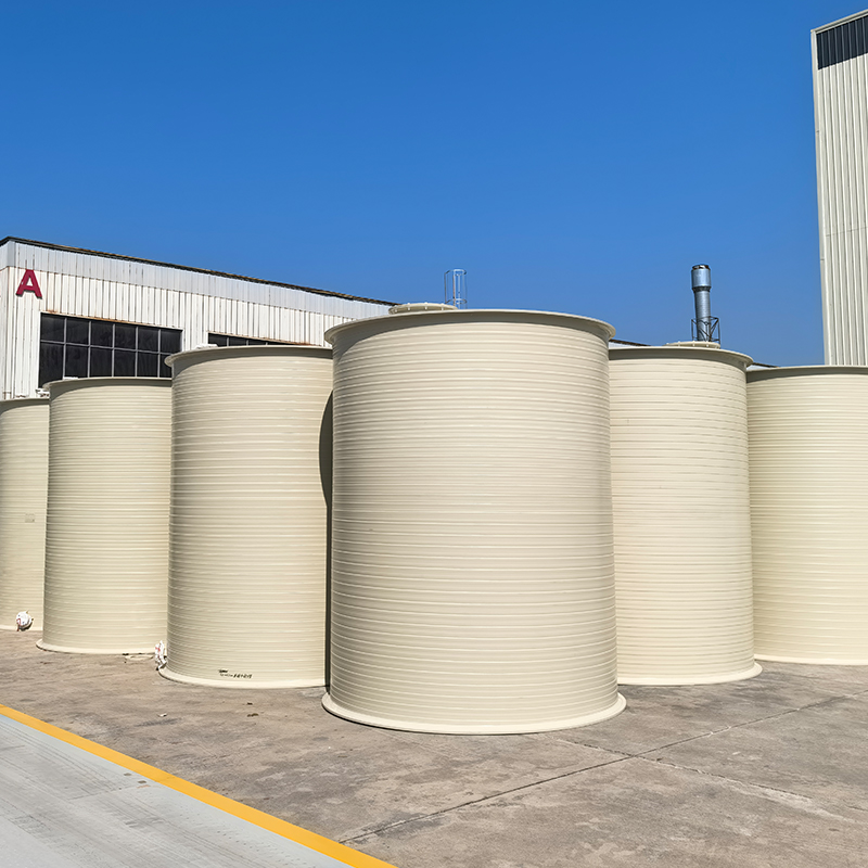 Custom Made Vertical Chemical Urea Storage Reservoir Pressure Vessel PPH Material Long Service Life Easy Operate DN1200*18002