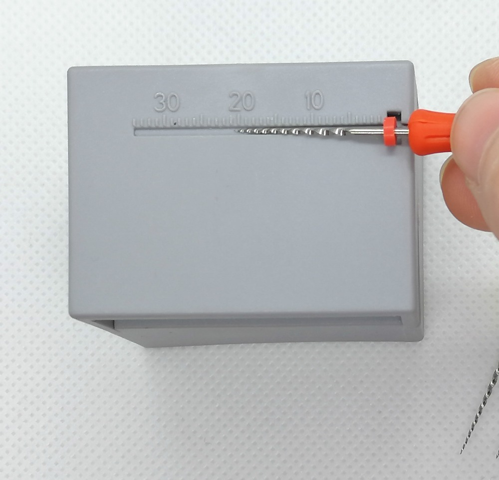 Endodontic Files Sterilization Box With Counter (49 times/cycle) With Measuring Ruler Can be Autocalivable in 135 degree