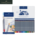Faber Castell Goldfaber Aqua Water Soluble Colored Pencils 12/24/36/48 Colors Blue Iron Box Artist Sketch Drawing Supplies 1146