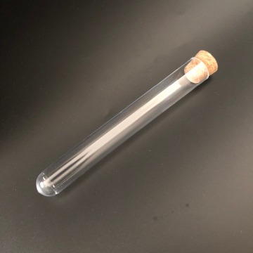 50pcs/pack 18*180mm( 7.08*70.8 in ) Plastic tube with Cork Cap Wedding favours Vial Packing tube Free Shipping