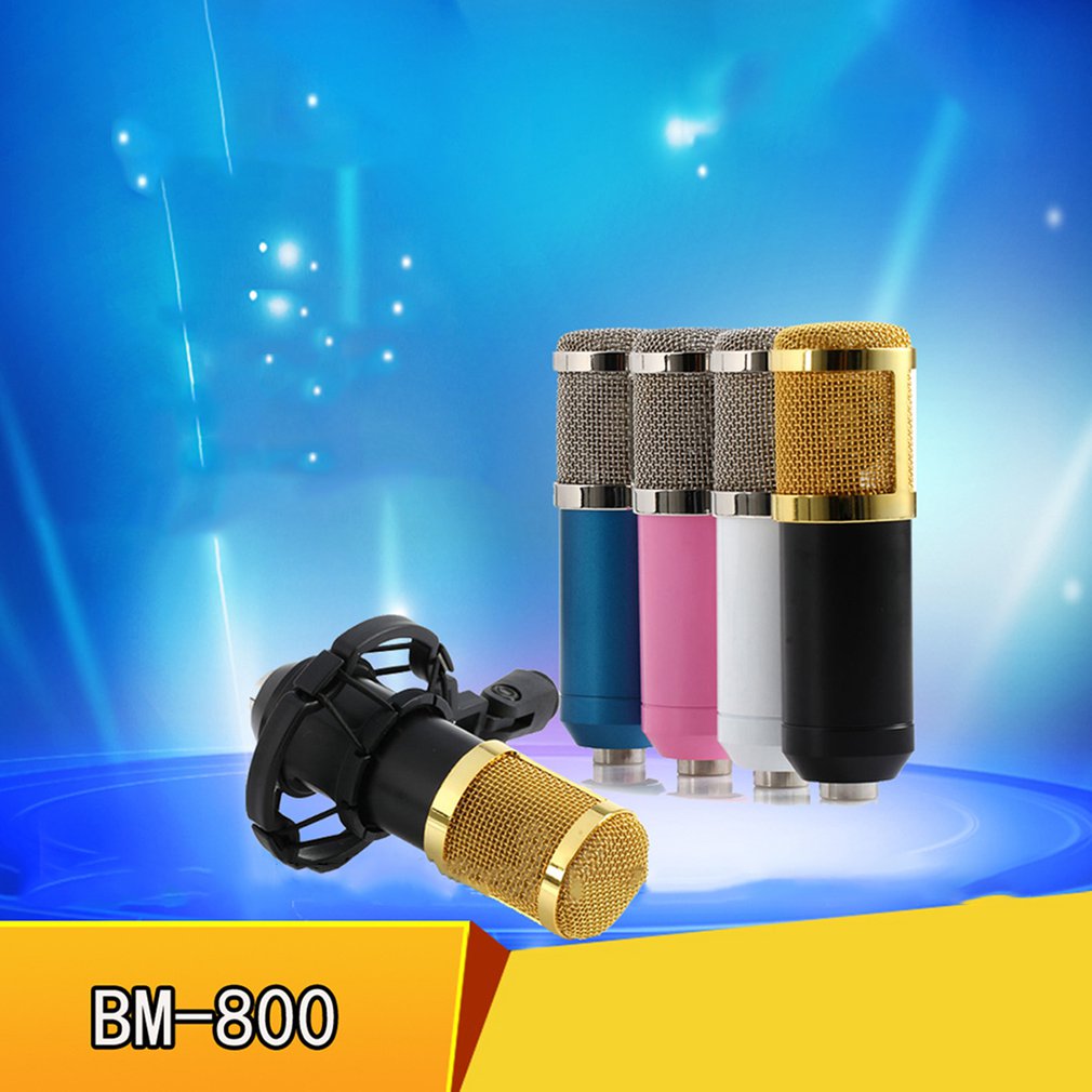 Bm-800 Network K Song Recording Wired Microphone Condenser Microphone Retaining Clip Bracket Voice Service