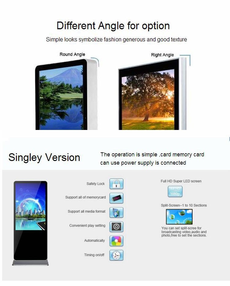 loop video advertising display