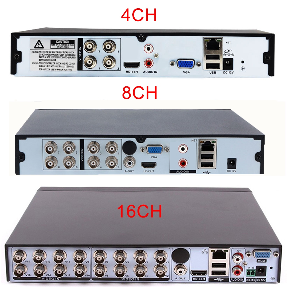 5MP-N Security CCTV DVR 4CH 8CH 16CH AHD H.265 Hybrid 5MP NVR Video Recorder For 2MP 4MP 5MP AHD TVI CVI Analog IP Cameras XMEye