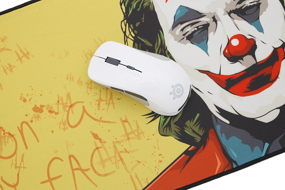 Mechanical keyboard Mousepad Joker 900 400 4mm Stitched Edges /Rubber High quality soft Jacquard fabric material