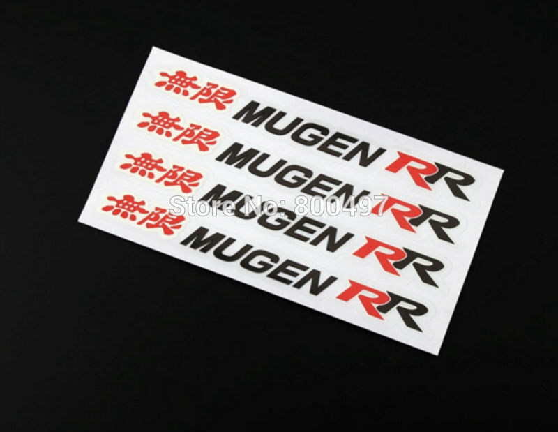 4 x New Car Styling Creative Decorative Car Door Handle Vinyl Stickers Car Body Stickers Reflective Decals for Mugen