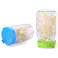 Food Grade Mesh Sprout Cover Seed Crop Germination Wide Mouth Mason Jar Sprouting Lid Vegetable Silicone Sealing Ring Lid