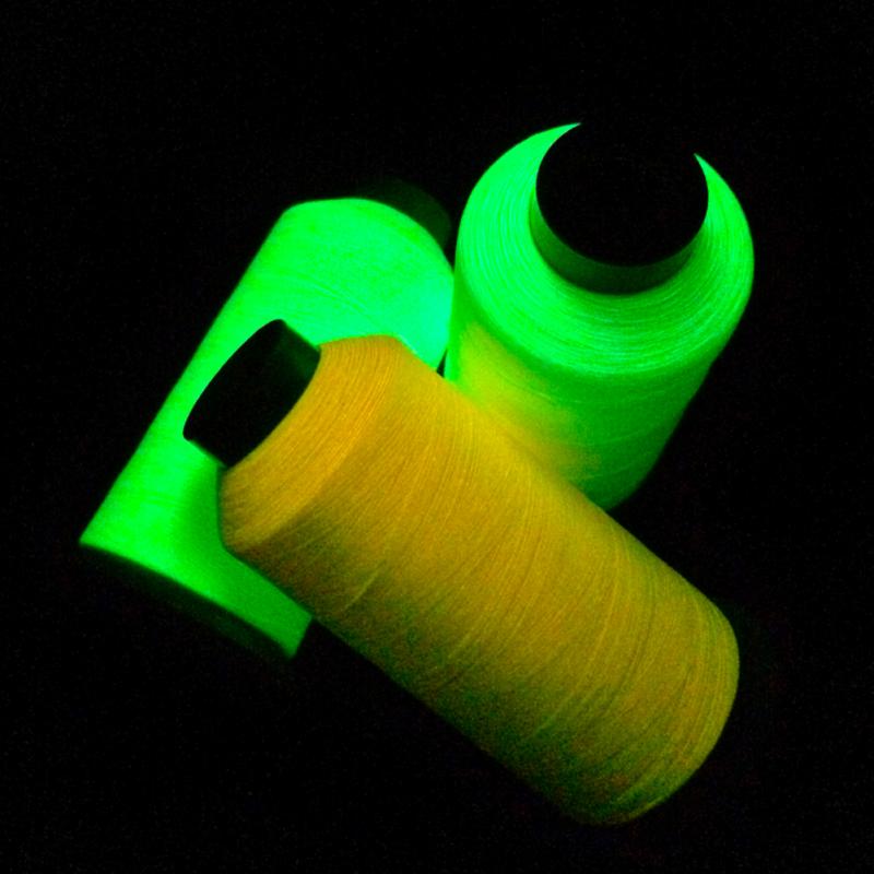 1 Roll Nylon Embroidery Sewing Thread 1000 Yards Spool Luminous Glow In The Dark Sewing Machine Sewing Handmade Accessories