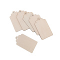 50pcs Blank Plywood Bookmark Tags Labels Wedding Party Decorations Wooden with String Hanging