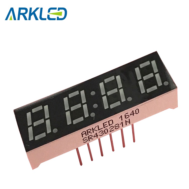 0.28 inch pure green color Four Digits LED Display