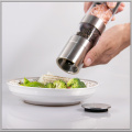 Pepper Grinder 2 in 1 Adjustable Ceramic Pepper Mill Salt Grinder Stainless Steel Spice Grinder for Kitchen Cooking BBQ Tools