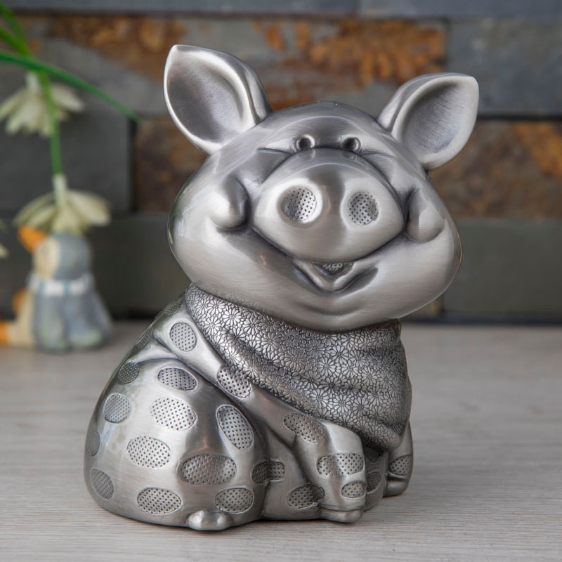 Creative Smiley Pig Piggy Bank, Money Saving Pot, Children Gifts, Zodiac Crafts, Ornaments. Money Box Gift for Children