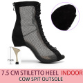 leather 7.5cm heel