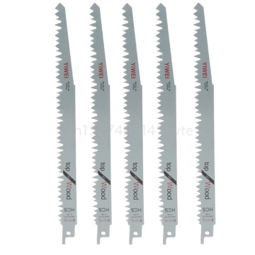 5 Pcs 240mm High Carbon Steel Reciprocating Saw Blades Sabre For Wood