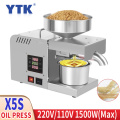 X5S Intelligent Control Of 610-1500W Automatic Oil Press And Stainless Steel Press To Press Sunflower Seeds And Olive Kernels