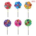 3D Butterfly Flower Windmill Colorful Wind Spinner Garden Yard Decoration Kids Toy Outdoor