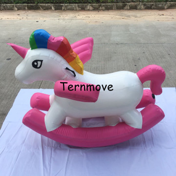 PVC inflatable rocking Unicorns for adult indoor inflatable Cartoon animal toy Ride On Pony Hop,Bouncing jumping horse