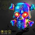 Skull Flamless Encendedores Creativos With Terrible Sound USB Rechargeable Turbo Novelty Electronic Lighter Funny Windproof