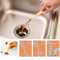 Spring Pipe Dredging Tool Drain Ditch Cleaner Stick Clogging Remover Cleaning Tool Household Kitchen Sink Pipe Dredger