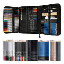 Sketching and Charcoal Art Kit Drawing Sketch Pencils Set Colored Pencils Artist Kit Art Supplies for Kids Student Gift
