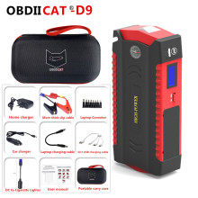 Low Price Russia In Stock D5/D8/D9/ Car Jump Starter Booster 600A 12V Power Bank Starting Device Car Buster LED Battery Charger