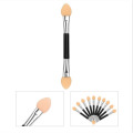 12 pcs Sponge Eye Shadow Applicator Tools Double-ended Disposable Eyeshadow Applicator Brushes Cosmetic Tools For Women Lady