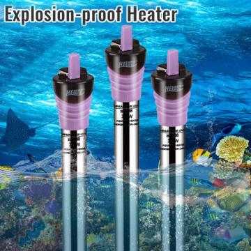 EU/US Plug 50/100/200/300/500W Aquarium Fish Tank Submersible Water Heater Constant Temperature Heating Rod Aquarium Heater