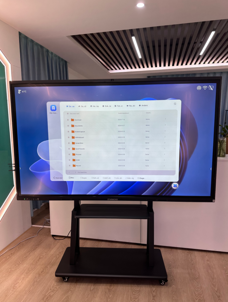 20-point touch infrared technology for precise annotation on financial interactive board