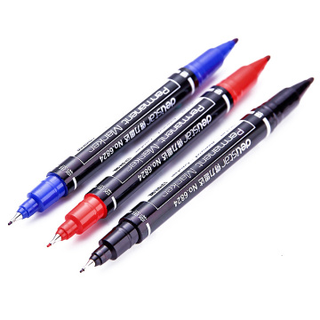 3pcs colored dual tip 0.5/1 mm fast dry permanent sign marker pens for fabric metal quality fineliner for drawing Tires markers