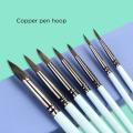 Professional Macaron 3/7Pcs Wood Hand Round Brush set Squirrel Hair Art Painting Brushes for Artist Watercolor Gouache Supplies