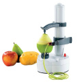 new electric spiral apple peeler cutter slicer fruit potato peeling automatic battery operated machine with charger eu plug