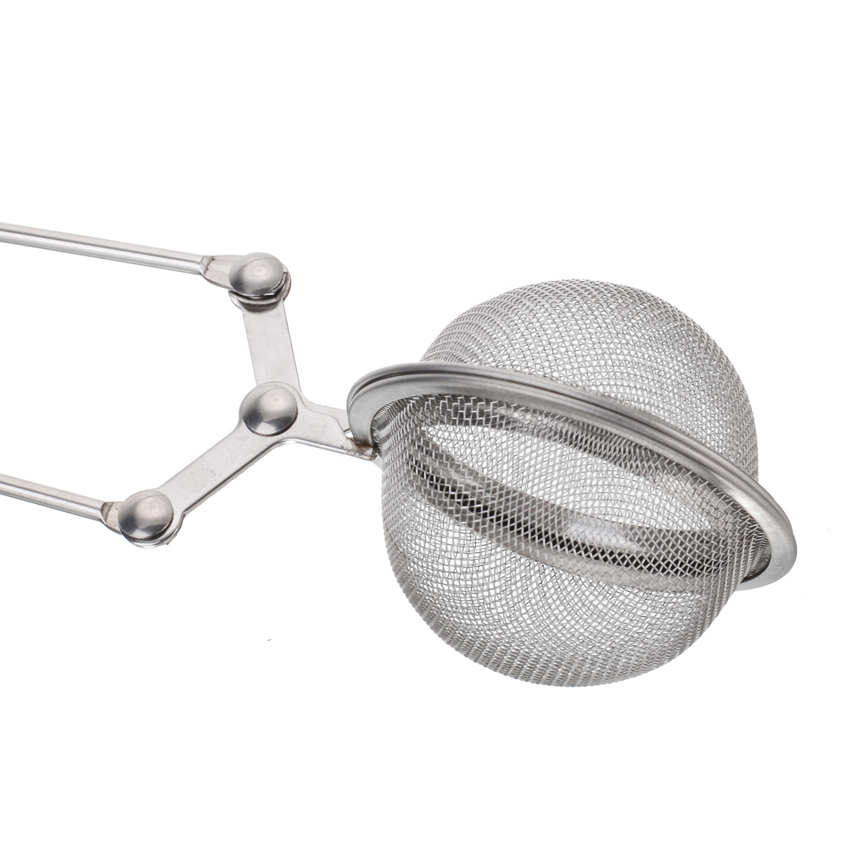 Mayitr 1pcs Stainless Steel Tea Infuser Mesh Spice Infuser Herb Tea Filter Strainer Handle Mesh Ball Spoon for Home Kitchen