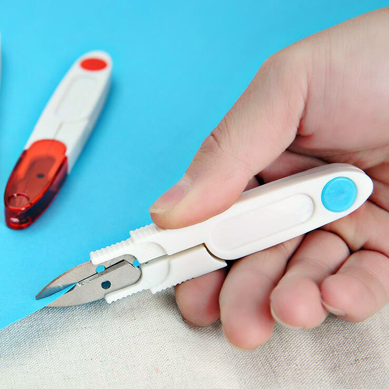 1Pc Kawaii Snips DIY Paper Cutter Accessories Scissors With Cover School Office Cutter Trimmer Tools Scissors Paper Cutter