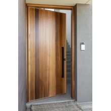 Soundproof Waterproof Solid Wooden Pivot Door Front Entry